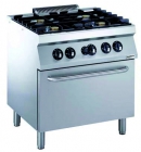 Pro 700 Gas Fornuis 4 Br. Met Gas Oven Pro 700 Gas Fornuis 4 Br. Met Gas Oven