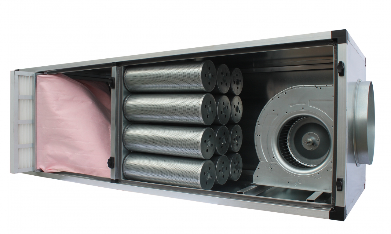 Geurfilterkast Compleet 3250m3 Geurfilterkast Compleet 3250m3