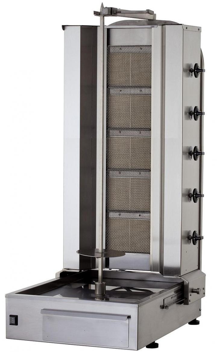 KLG 152 DONER GRILL GAS, BOTTOM MOTOR, 5 Burners KLG 152 DONER GRILL GAS, BOTTOM MOTOR, 5 Burners