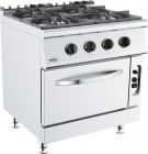 Base 700 Gasfornuis 4 Br. Met Gasoven