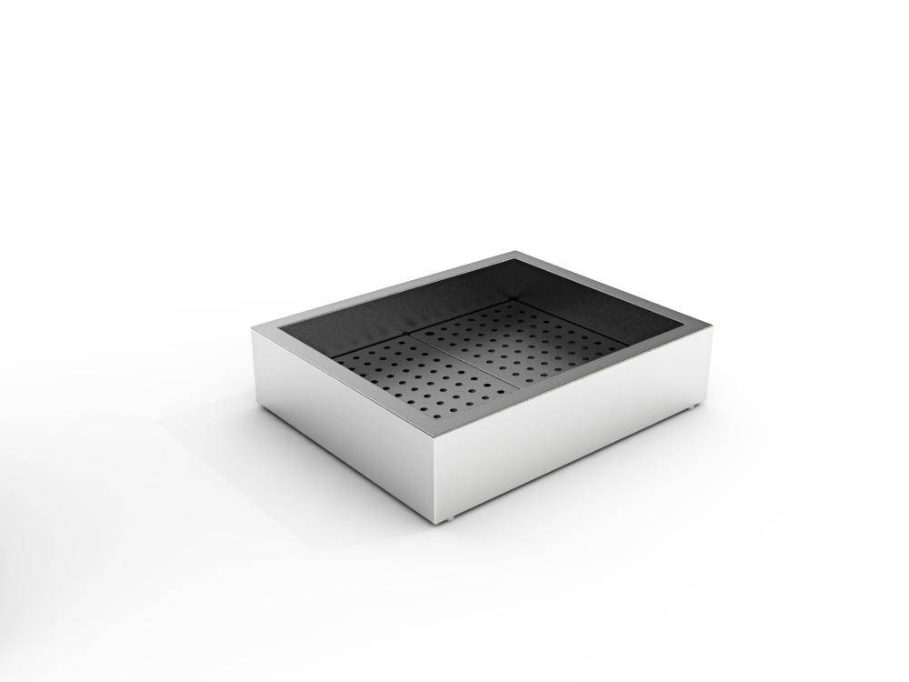 Crushed Ice Bak 2/1 Gn Opbouw Rvs Aisi 304 Crushed Ice Bak 2/1 Gn Opbouw Rvs Aisi 304