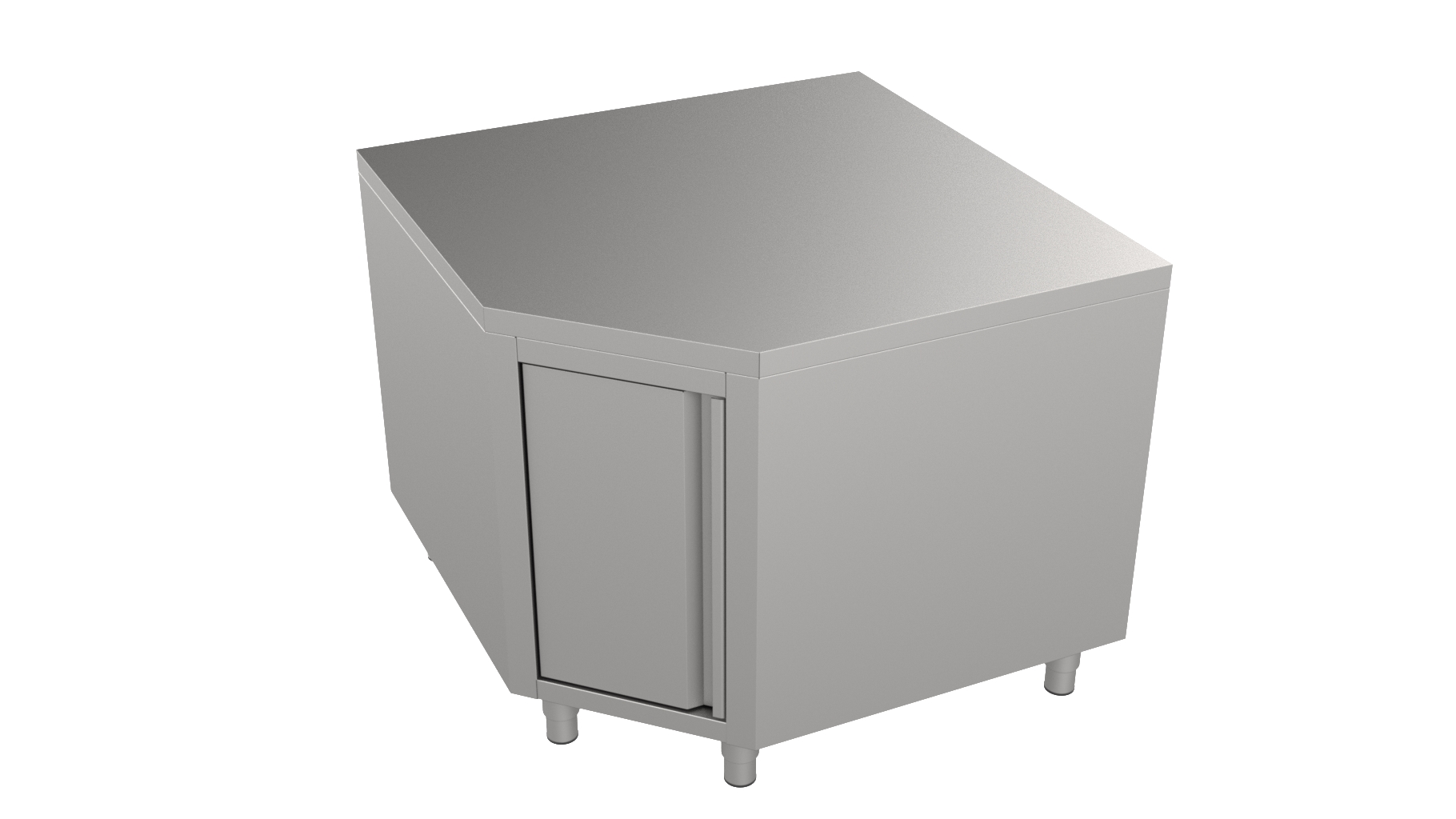 Hoekwerktafel met deur 700-Line Hoekwerktafel met deur 700-Line