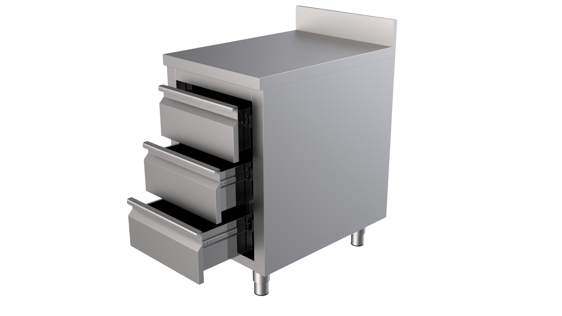 Werktafel met Rand en laden 500 x 700-Line Werktafel met Rand en laden 500 x 700-Line