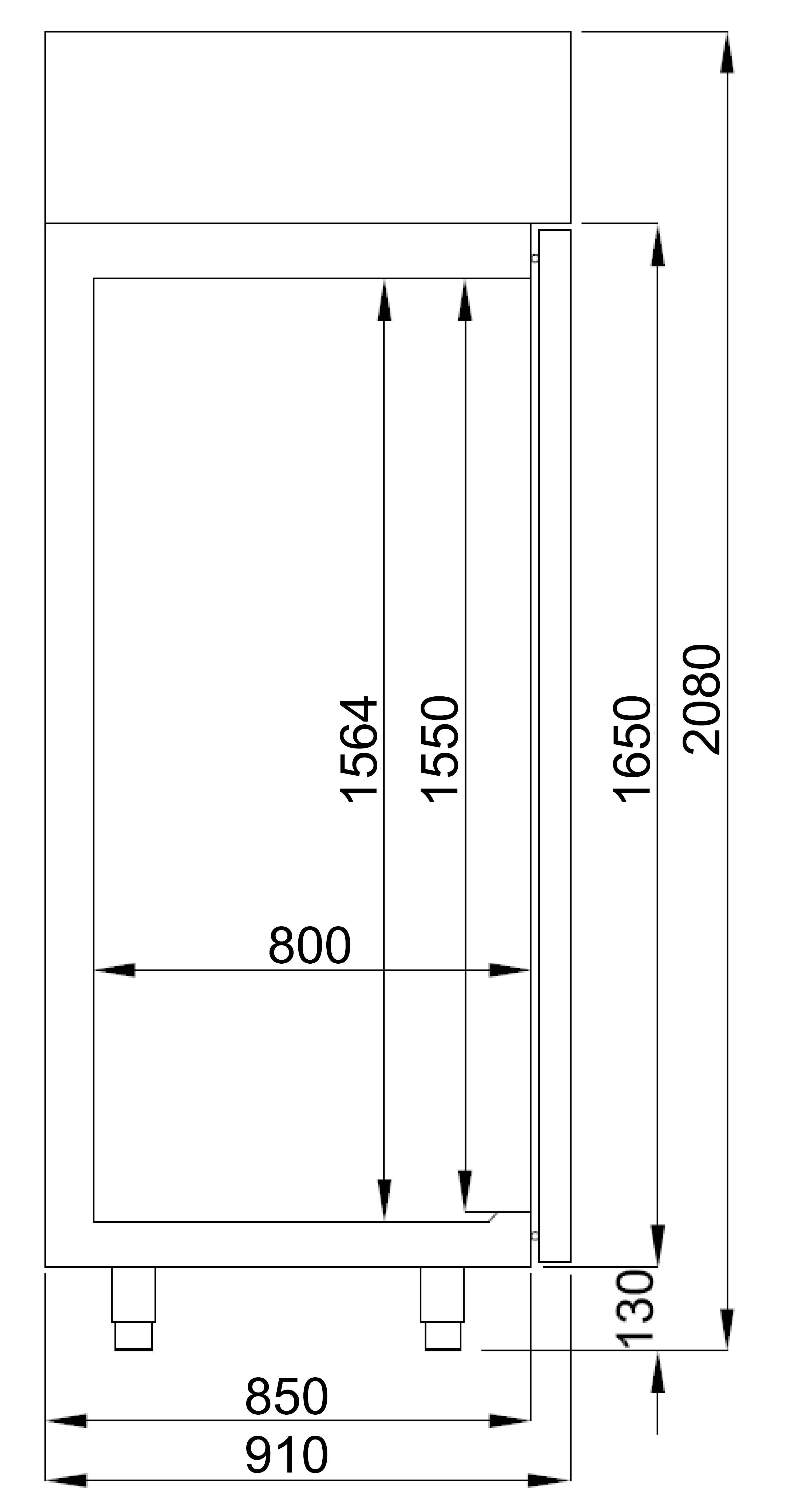 Bakkerskoelkast Monoblock Bakkerskoelkast Monoblock