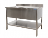 Saro Spoeltafel Met 1 Wasbak, Links - 700 mm Diepte, 1000 mm