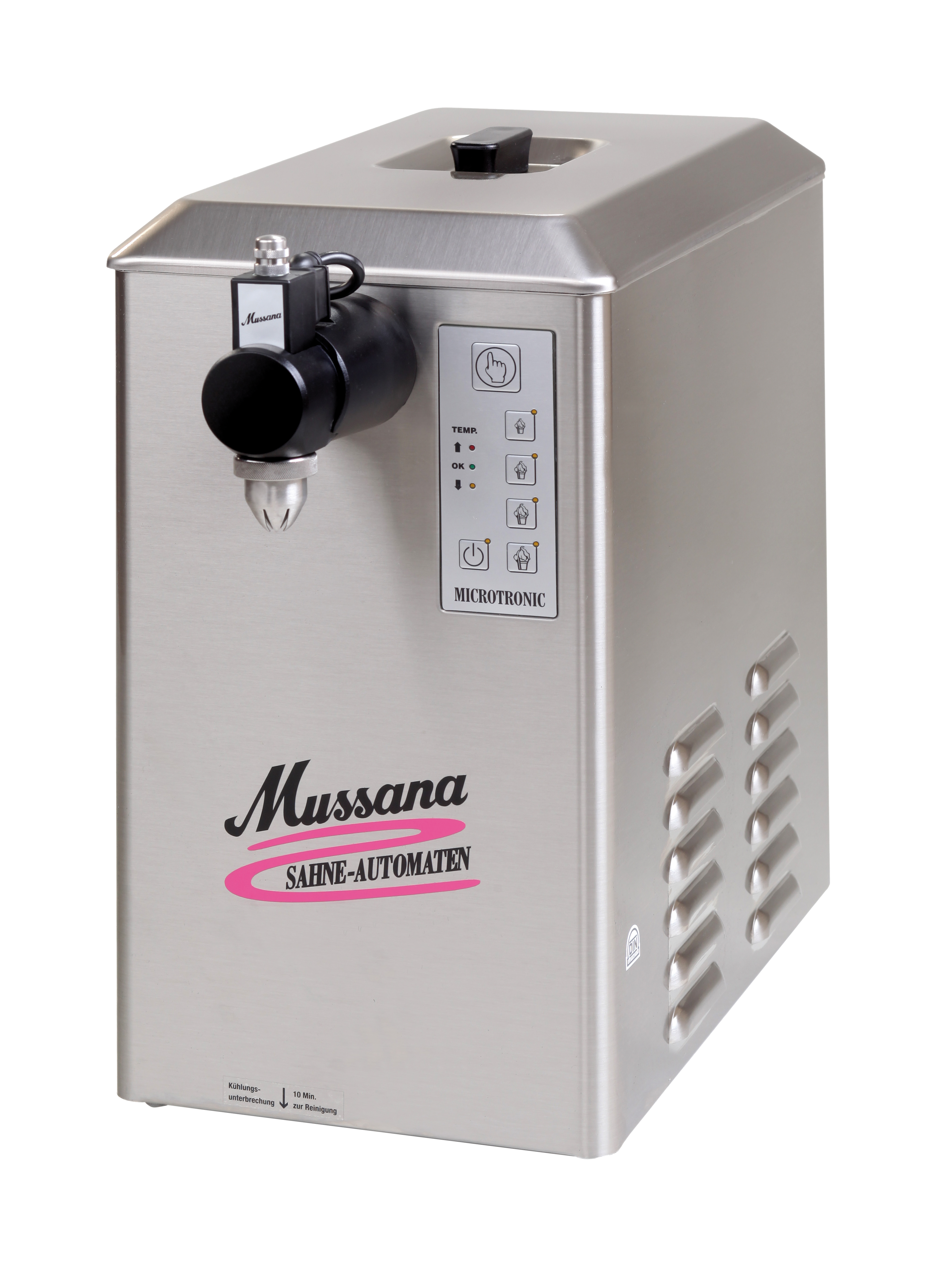 Mussana slagroommachine Lady 6 liter Mussana slagroommachine Lady 6 liter
