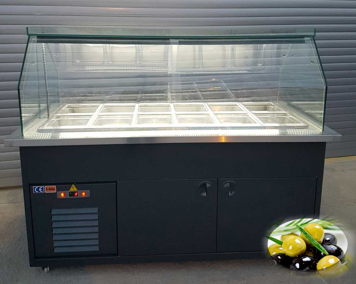 Koelvitrine Zwart | 1800 mm Koelvitrine Zwart | 1800 mm