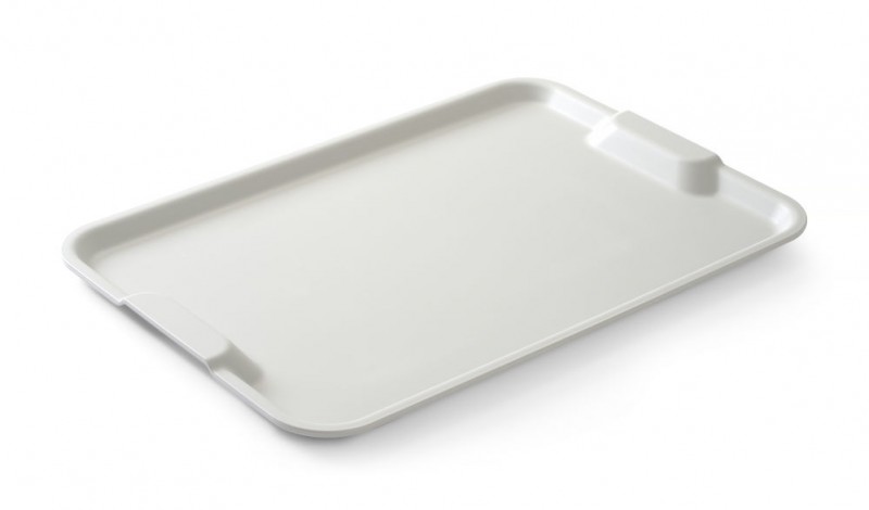 Dienblad Euronorm met handvatten, HENDI, Lichtgrijs, 530x370x(H)28mm Dienblad Euronorm met handvatten, HENDI, Lichtgrijs, 530x370x(H)28mm