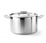 Kookpan Middel - Met Deksel, Hendi, Profi Line, 15l, ⌀320x(h)190mm