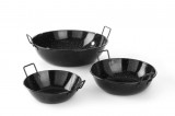 Geëmailleerde Paëllaschalen, Hendi, ⌀245x(h)70mm