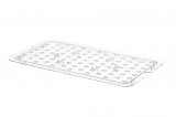Geperforeerde Roosters Voor GN Containers Polycarbonaat, Hendi, Profi Line, GN 1/3, Transparant, 266x116mm