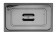 Deksel voor GN containers zwart polycarbonaat, HENDI, GN 1/6, Zwart, 176x162mm Deksel voor GN containers zwart polycarbonaat, HENDI, GN 1/6, Zwart, 176x162mm