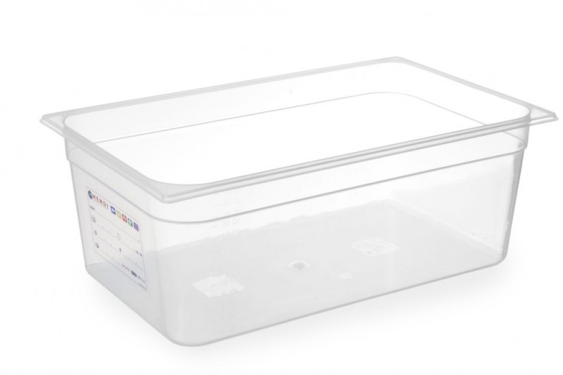 Container GN 1/1, HENDI, GN 1/1, 21L, Transparant, 530x325x(H)150mm Container GN 1/1, HENDI, GN 1/1, 21L, Transparant, 530x325x(H)150mm