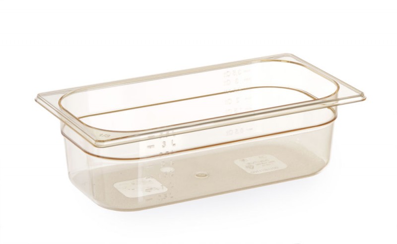 Container GN 1/3 hoge temperatuur bestendigheid, HENDI, GN 1/3, 5,5L, Transparant, 325x176x(H)150mm Container GN 1/3 hoge temperatuur bestendigheid, HENDI, GN 1/3, 5,5L, Transparant, 325x176x(H)150mm