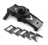 Mandoline V-vorm, Hendi, Zwart, 130x335x(h)75mm