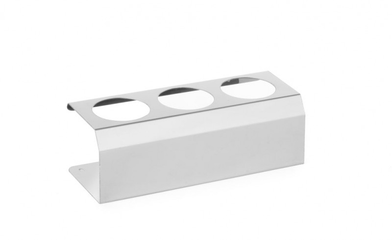 Saus standaard, HENDI, 3 gaten ø 50 mm, 209x80x(H)78mm Saus standaard, HENDI, 3 gaten ø 50 mm, 209x80x(H)78mm