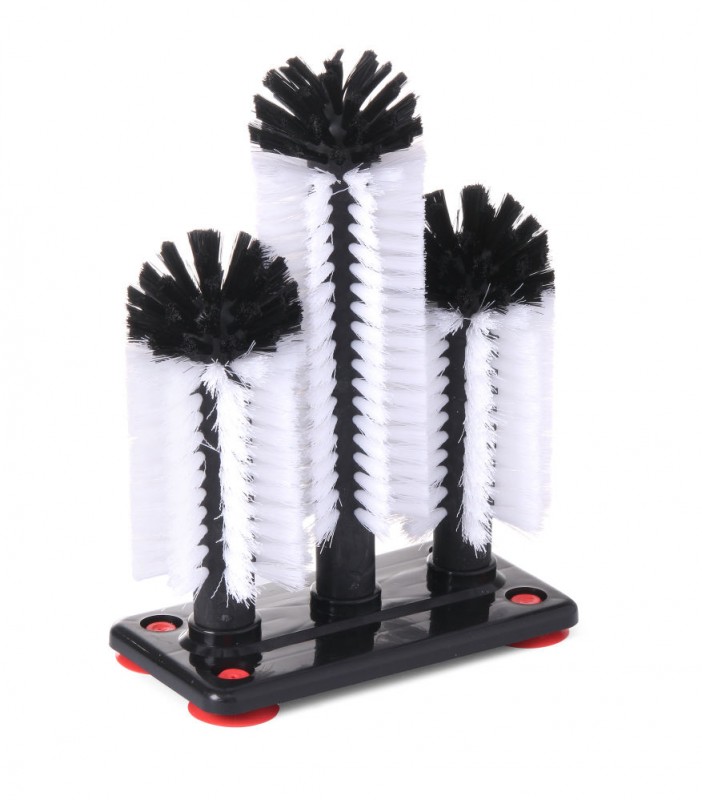 Glazenspoelborstel hoog, BarUp, 190x100x(H)250mm Glazenspoelborstel hoog, BarUp, 190x100x(H)250mm