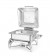 Chafing dish GN 2/3 inductie - set chafing dish + onderstel - 430x420x(H)325mm Chafing dish GN 2/3 inductie - set chafing dish + onderstel - 430x420x(H)325mm