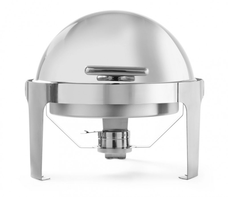 Rolltop-Chafing dish - rond, HENDI, 5,6L, 510x540x(H)480mm Rolltop-Chafing dish - rond, HENDI, 5,6L, 510x540x(H)480mm