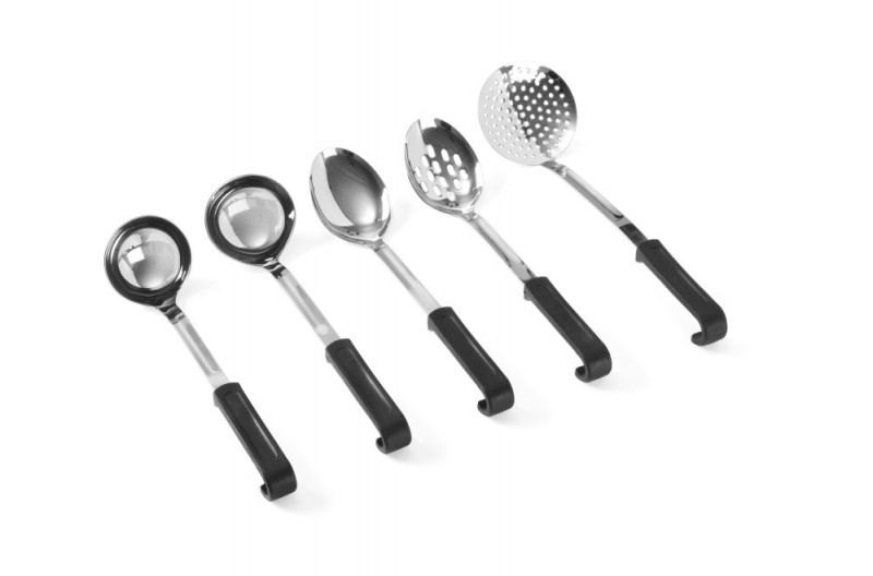 Schuimspaan, rond, HENDI, Zwart, 370x105mm Schuimspaan, rond, HENDI, Zwart, 370x105mm