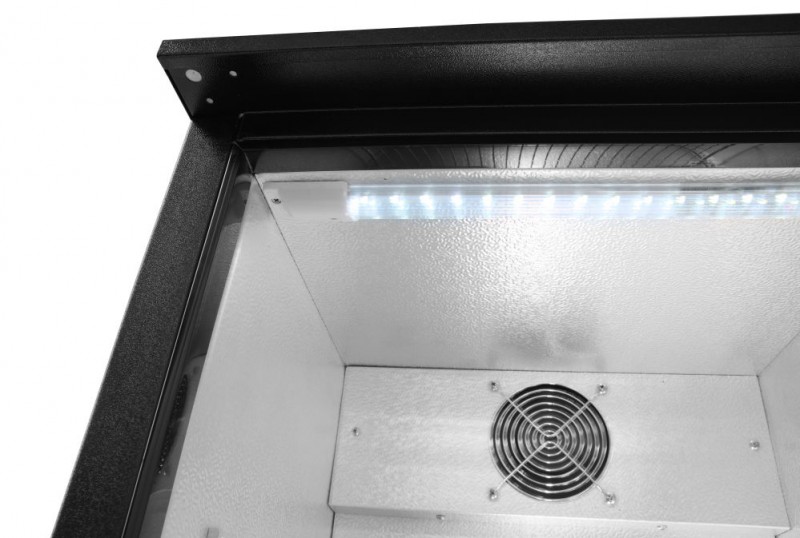 Backbar koelkast met enkele deur, Arktic, 103L, Zwart, 220-240V/120W, 500x530x(H)865mm Backbar koelkast met enkele deur, Arktic, 103L, Zwart, 220-240V/120W, 500x530x(H)865mm