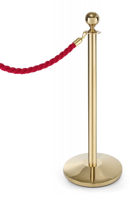 Afzetkoord, HENDI, rood met gepolijste haak, Rood, (L)1500mm Afzetkoord, HENDI, rood met gepolijste haak, Rood, (L)1500mm