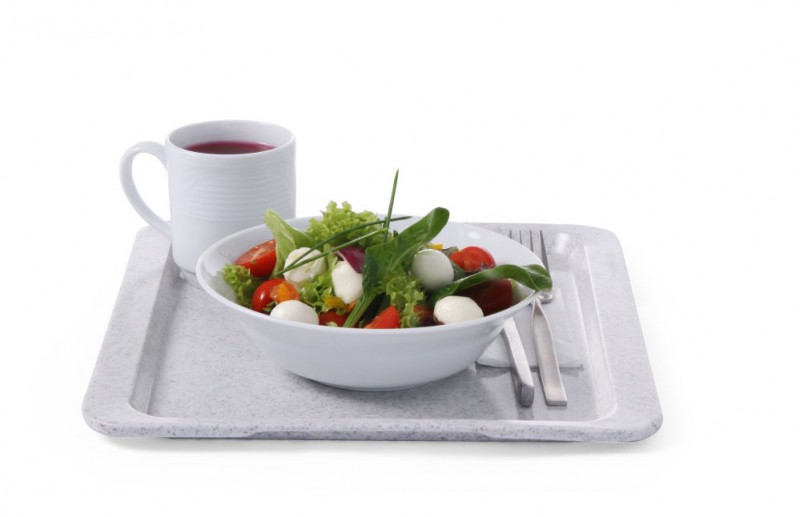 Polyester dienblad voor zelfbedieningsrestaurants, AmerBox, GN 1/1, graniet, 530x325mm Polyester dienblad voor zelfbedieningsrestaurants, AmerBox, GN 1/1, graniet, 530x325mm