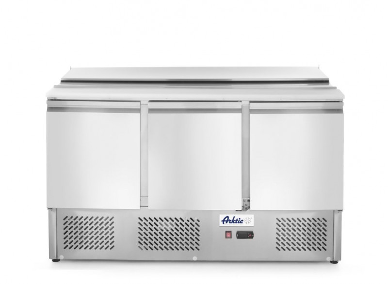 Saladette met 3 deuren 380L, Arktic, 230V/310W, 1390x702x(H)888mm Saladette met 3 deuren 380L, Arktic, 230V/310W, 1390x702x(H)888mm