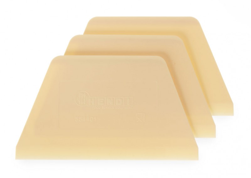 Deegschraper - 3 st., HENDI, 3 st., 216x128mm Deegschraper - 3 st., HENDI, 3 st., 216x128mm