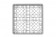 Vaatwaskorf voor glaswerk, HENDI, 9 vakken, 500x500x(H)104mm Vaatwaskorf voor glaswerk, HENDI, 9 vakken, 500x500x(H)104mm