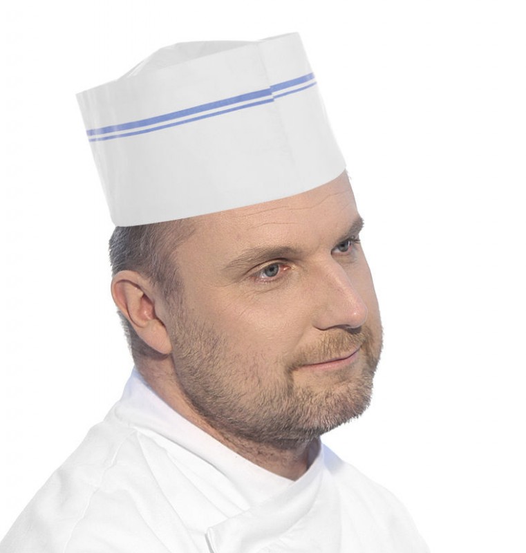 Koksmuts - papier - 100 st - 100 st., HENDI, Wit, 100 st., ø190x(H)95mm Koksmuts - papier - 100 st - 100 st., HENDI, Wit, 100 st., ø190x(H)95mm