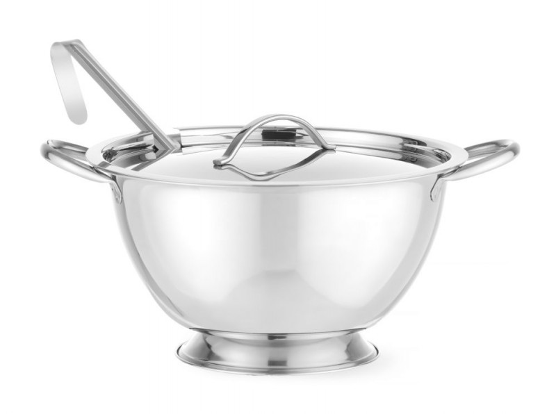 Soep tureen, HENDI, 2,7L, ⌀270x(H)175mm Soep tureen, HENDI, 2,7L, ⌀270x(H)175mm