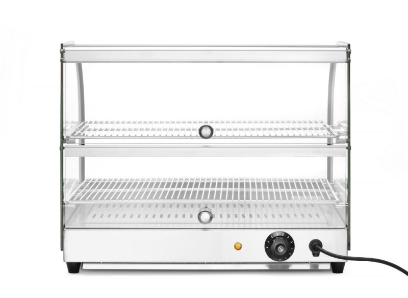 Opzet warmhoudvitrine tweelaags, HENDI, twee niveaus, Zwart, 220-240V/800W, 554x376x(H)376mm Opzet warmhoudvitrine tweelaags, HENDI, twee niveaus, Zwart, 220-240V/800W, 554x376x(H)376mm