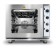 Hetelucht stoomoven met grill 4x GN 2/3, HENDI, Lichtgrijs, 230V/3000W, 625x585x(H)590mm Hetelucht stoomoven met grill 4x GN 2/3, HENDI, Lichtgrijs, 230V/3000W, 625x585x(H)590mm