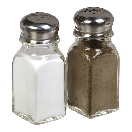 Peper & zoutstrooier H.10cm Peper & zoutstrooier H.10cm