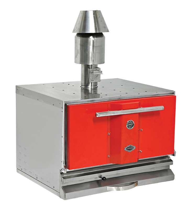 Houtskool Oven Rood | 710 mm Houtskool Oven Rood | 710 mm