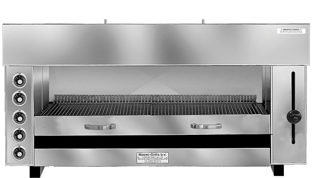 Naomi Grills Elektrische Pita Oven | 5 Branders | 130 cm Naomi Grills Elektrische Pita Oven | 5 Branders | 130 cm