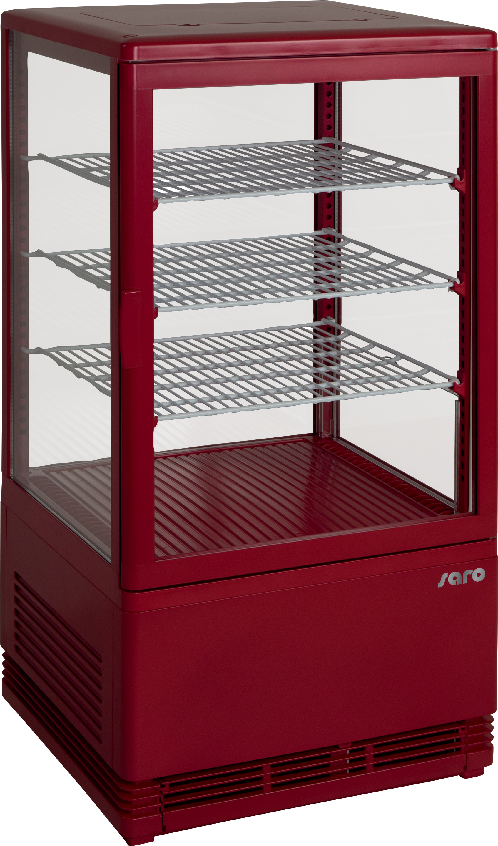 SARO Mini-koelvitrine 70 liter model SC 70 rood SARO Mini-koelvitrine 70 liter model SC 70 rood