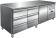 SARO Gekoelde werkbank met 3 deuren, model KYLJA 3100 TN