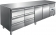 SARO Gekoelde werkbank met 4 deuren, model KYLJA 4100 TN