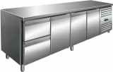 Saro Gekoelde Werkbank Met 3 Deuren en 1x Set Van 2 Lades, Model Kylja 4110 TN