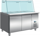 Saro Koelwerkbank Met Glazen Top Model SG 2070