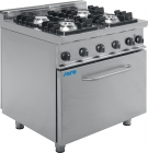 Saro Gasfornuis Met Electrische Oven Model E7/kupg4le