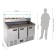 Polar G-serie gekoelde pizza/sandwich prepareercounter 368L Polar G-serie gekoelde pizza/sandwich prepareercounter 368L