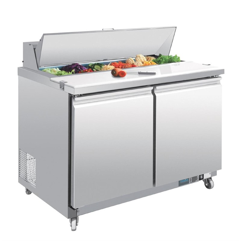 Polar U-serie 2-deurs gekoelde saladette 405L Polar U-serie 2-deurs gekoelde saladette 405L