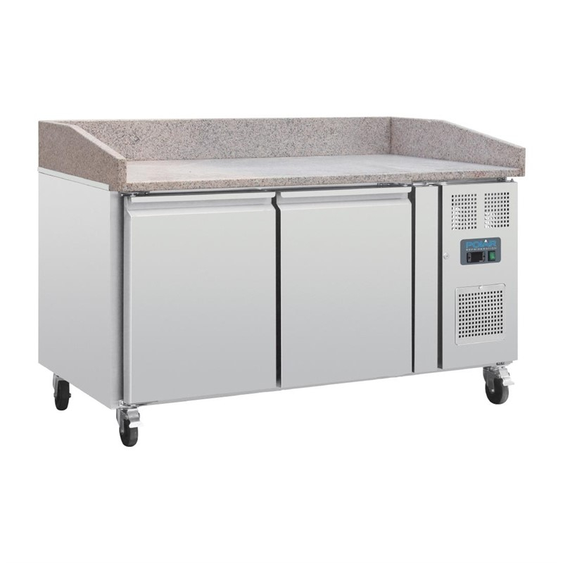 Polar G-serie pizza werkbank met marmeren blad 428L Polar G-serie pizza werkbank met marmeren blad 428L