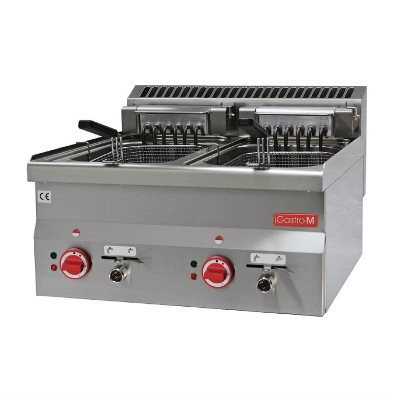 Gastro M 600 elektrische friteuse 2x 10L 60/60 FRE Gastro M 600 elektrische friteuse 2x 10L 60/60 FRE
