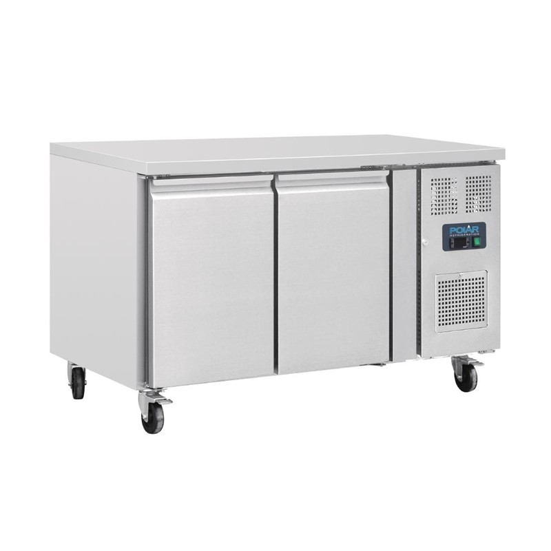 Polar U-serie 2-deurs koelwerkbank 228L Polar U-serie 2-deurs koelwerkbank 228L