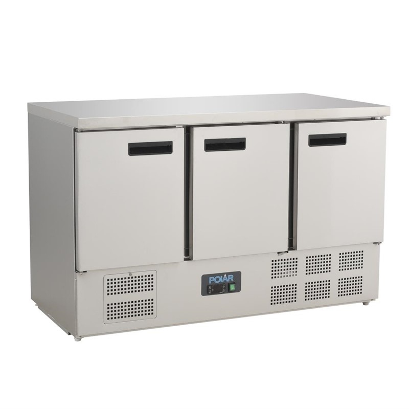 Polar G-serie 3-deurs koelwerkbank 368L Polar G-serie 3-deurs koelwerkbank 368L