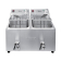 Buffalo dubbele friteuse 2x8L 2900W met timer Buffalo dubbele friteuse 2x8L 2900W met timer